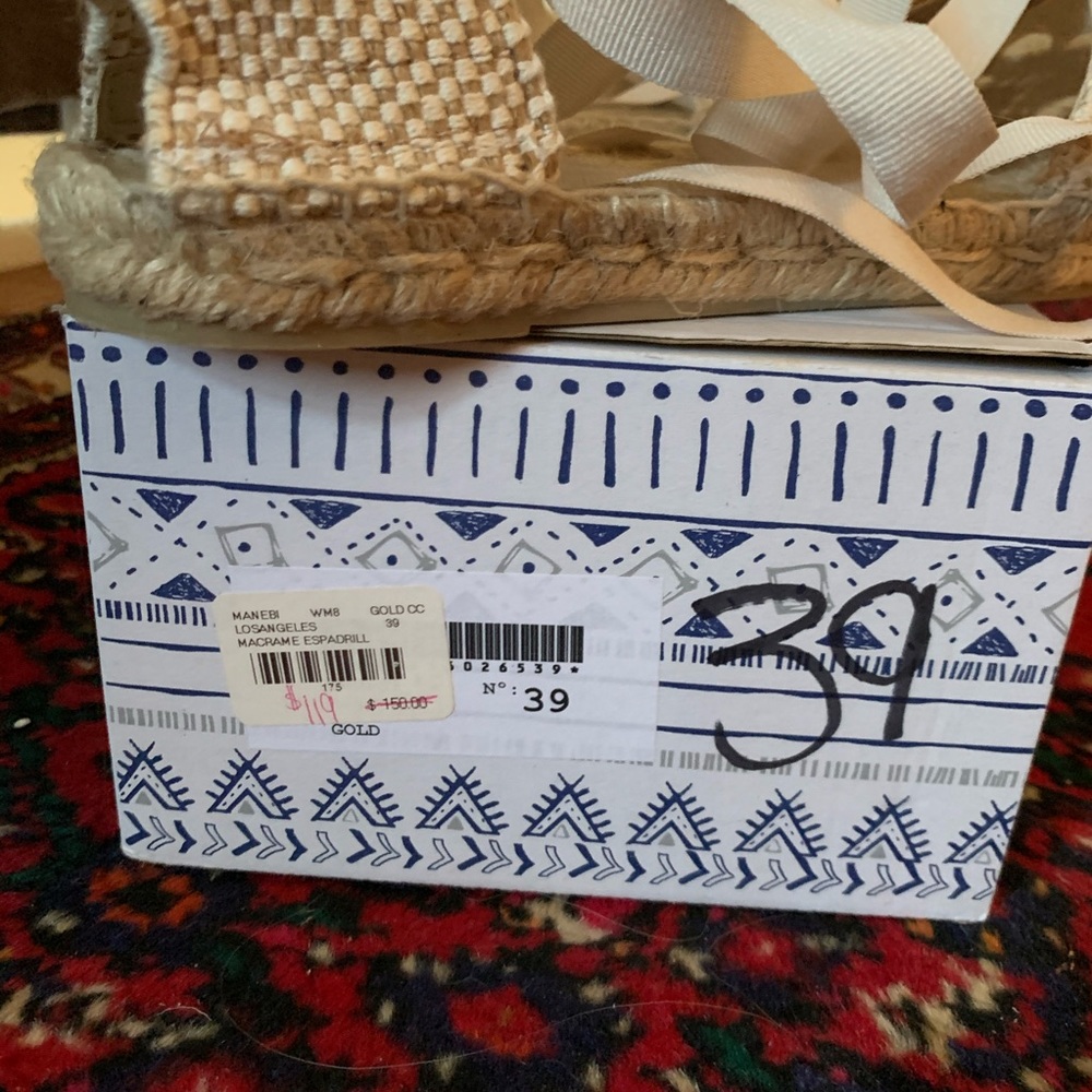Anthropologie Manebi Macrame Espadrilles - Barely worn - Picture 6 of 7